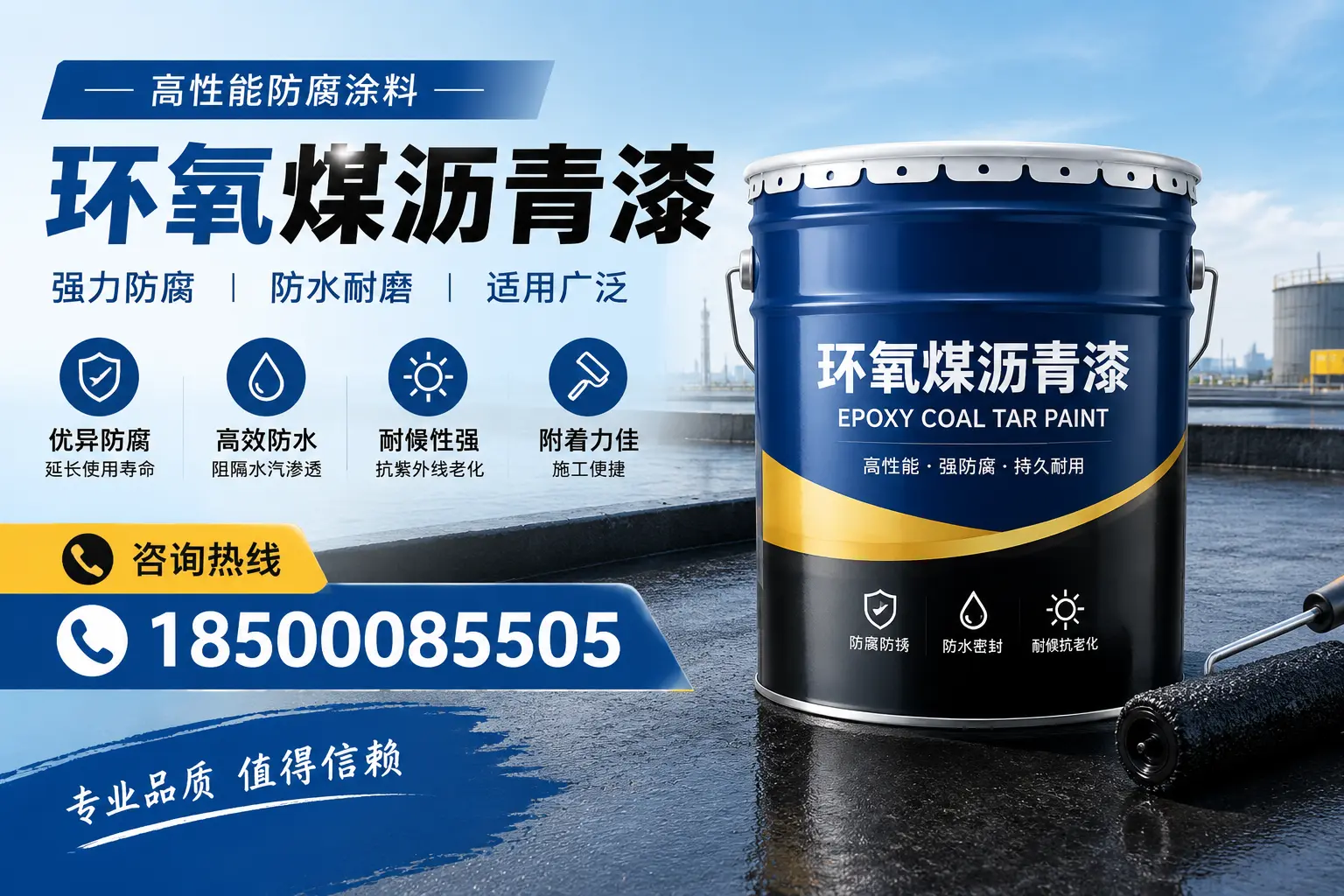 环氧煤沥青漆的主要成分与功能，蕉城用户深度了解